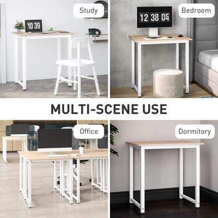 Computer Desk, Writing Table, 80 x 60 x 76cm Workstation for Home Office, Study