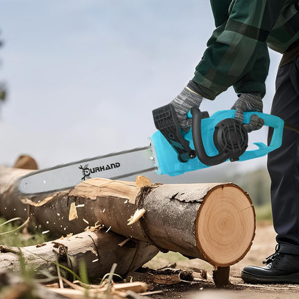2000W Powerful Electric Chainsaw, 16" Aluminium Blade Portable Corded Chain Saw,