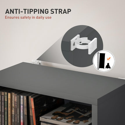 260 Narrow CD Storage Unit - Grey