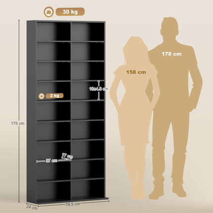 640 CD Storage Tower - Black