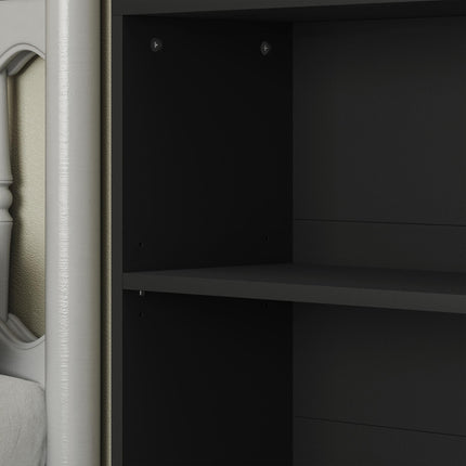 Six Shelf Bookcase - Black