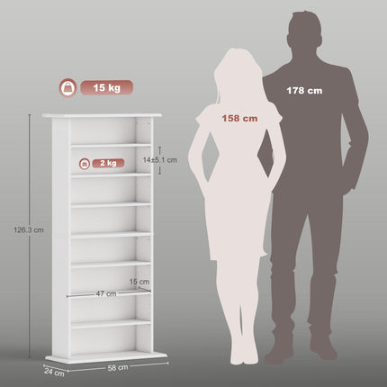 360 CD Storage Unit - White