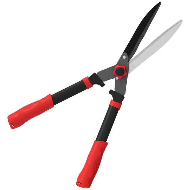 Garden Shears, 63.5 cm Heavy Duty Hedge Shears with Razor-Sharp Blades, Comfort