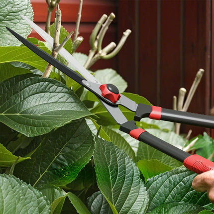 Garden Shears, 63.5 cm Heavy Duty Hedge Shears with Razor-Sharp Blades, Comfort