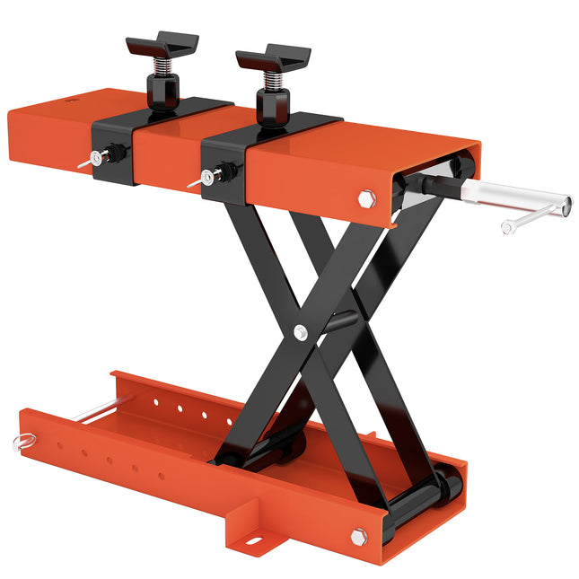 500 kg Motorcycle Scissor Lift Jack, Heavy Duty Steel Adjustable Motorbike Lifti