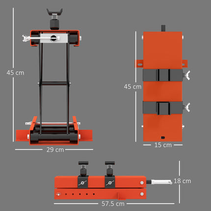 500 kg Motorcycle Scissor Lift Jack, Heavy Duty Steel Adjustable Motorbike Lifti