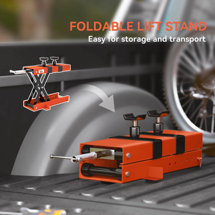 500 kg Motorcycle Scissor Lift Jack, Heavy Duty Steel Adjustable Motorbike Lifti