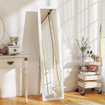 37 x 157 cm Full Length Mirror - White