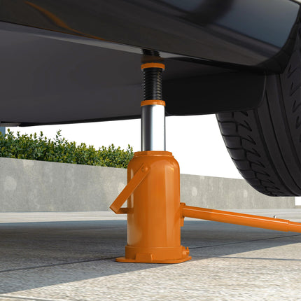 12 Tonne Hydraulic Bottle Jack with 19-37 cm Lifting Range, Heavy Duty Portable