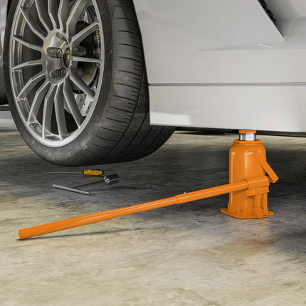 12 Tonne Hydraulic Bottle Jack with 19-37 cm Lifting Range, Heavy Duty Portable