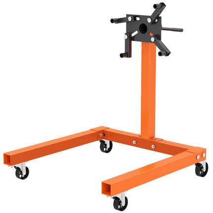 Engine Stand, 570 kg Rotating Engine Stand with 360 Degree Adjustable Head, 4 Mo