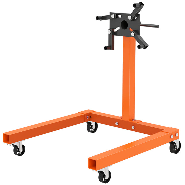 Engine Stand, 570 kg Rotating Engine Stand with 360 Degree Adjustable Head, 4 Mo