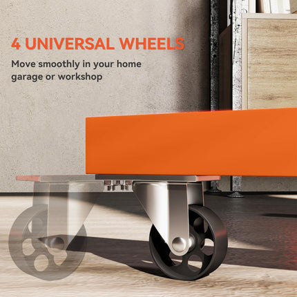 Engine Stand, 570 kg Rotating Engine Stand with 360 Degree Adjustable Head, 4 Mo