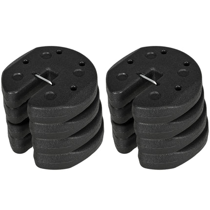 Gazebo Weights Set of 8, 24KG Weights for Gazebo Legs with Reinforce Pins and Ca