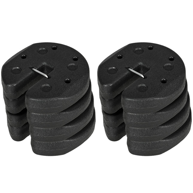 Gazebo Weights Set of 8, 24KG Weights for Gazebo Legs with Reinforce Pins and Ca