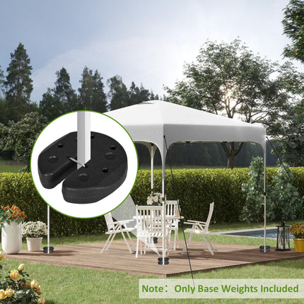 Gazebo Weights Set of 8, 24KG Weights for Gazebo Legs with Reinforce Pins and Ca
