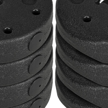 Gazebo Weights Set of 8, 24KG Weights for Gazebo Legs with Reinforce Pins and Ca