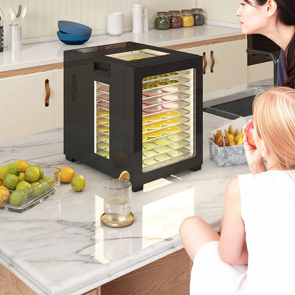 12-Tray 40-70‚ÑÉ Food Dehydrator - Black