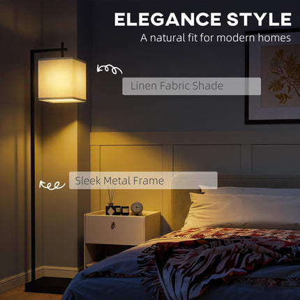Floor Lamp for Living Room, 66" Modern Tall Standing Lamp with Adjustable Colour