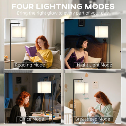 Floor Lamp for Living Room, 66" Modern Tall Standing Lamp with Adjustable Colour