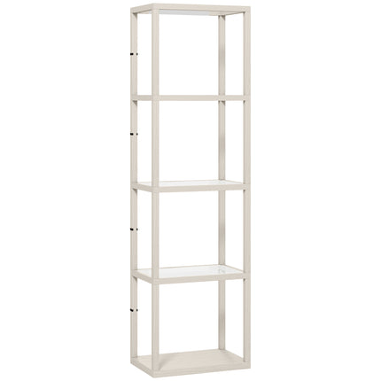 Four-Shelf Floor Lamp - Bleached Oak