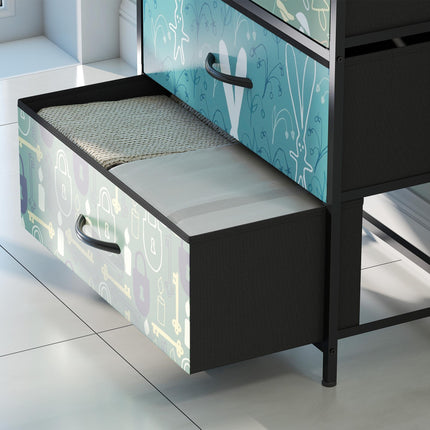 4-Drawer Chest of Drawers - Blue