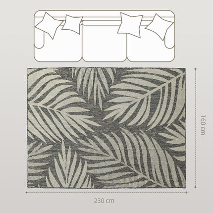 UV Resistant Indoor & Outdoor Area Rug, Easy-Cleaning Machine Washable Rug for P