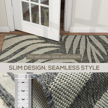 UV Resistant Indoor & Outdoor Area Rug, Easy-Cleaning Machine Washable Rug for P