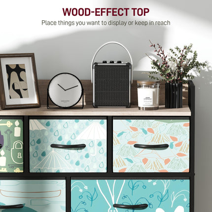 7-Drawer Chest of Drawers - Blue