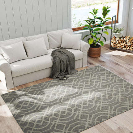 UV Resistant Indoor & Outdoor Area Rug, Easy-Cleaning Machine Washable Rug with