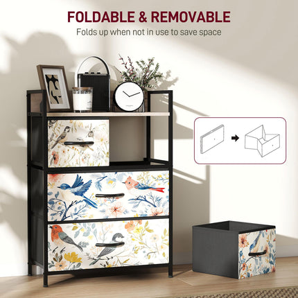4-Drawer Chest of Drawers - White