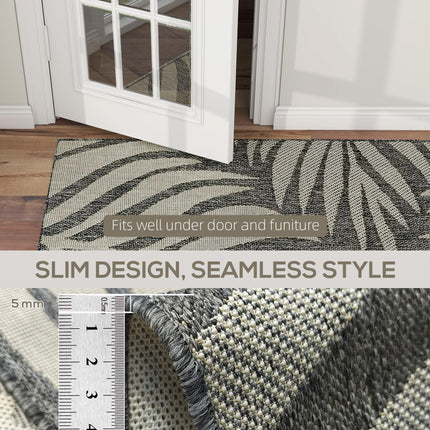 UV Resistant Indoor & Outdoor Area Rug, Easy-Cleaning Machine Washable Rug for P