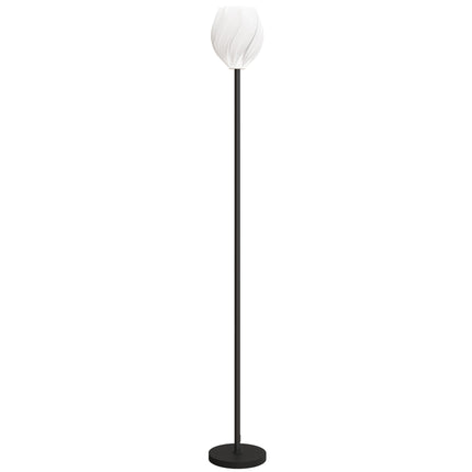 Flower Floor Lamp for Living Room, 3D Printed Modern Standing Lamp with Rose Sha