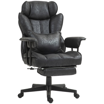 Executive Office Chair, Ergonomic Desk Chair with Foot Rest, Lumbar Support, Rec