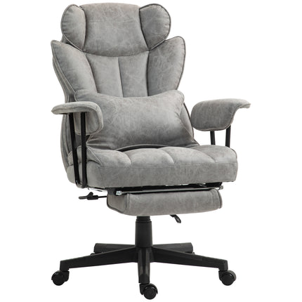 Executive Office Chair, Ergonomic Desk Chair with Foot Rest, Lumbar Support, Rec