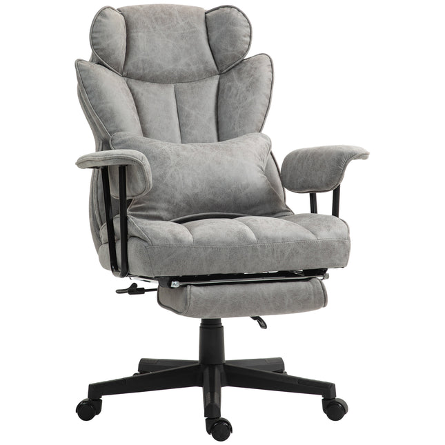 Executive Office Chair, Ergonomic Desk Chair with Foot Rest, Lumbar Support, Rec
