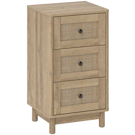 40 cm Drawer Chest of Drawers with 3 Drawer - Oak