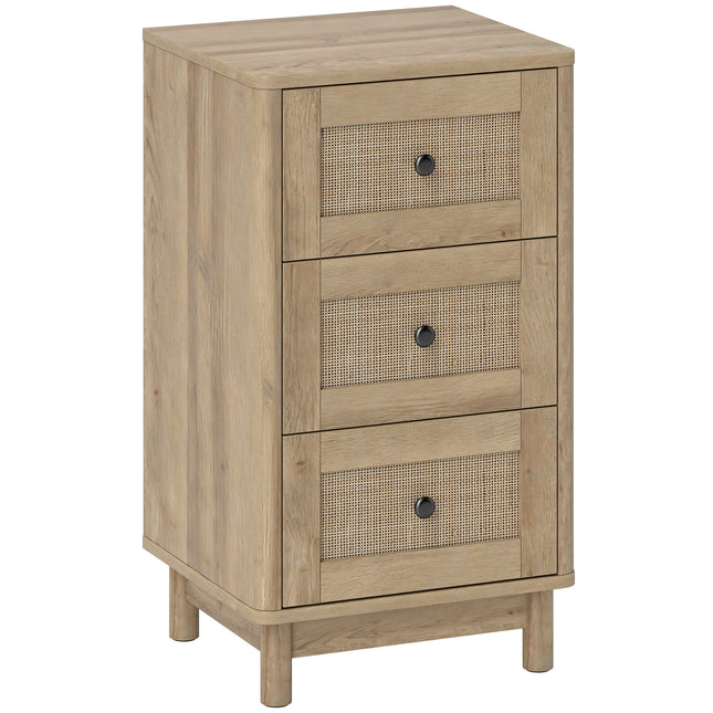 40 cm Drawer Chest of Drawers with 3 Drawer - Oak