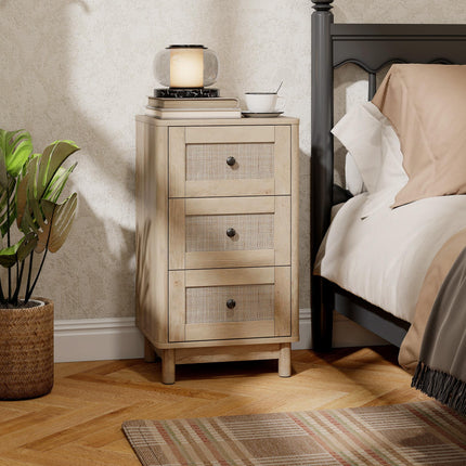 40 cm Drawer Chest of Drawers with 3 Drawer - Oak