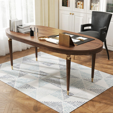 Modern Area Rug, Geometric Pattern Non-Slip Washable Rug, Soft Floor Carpet for