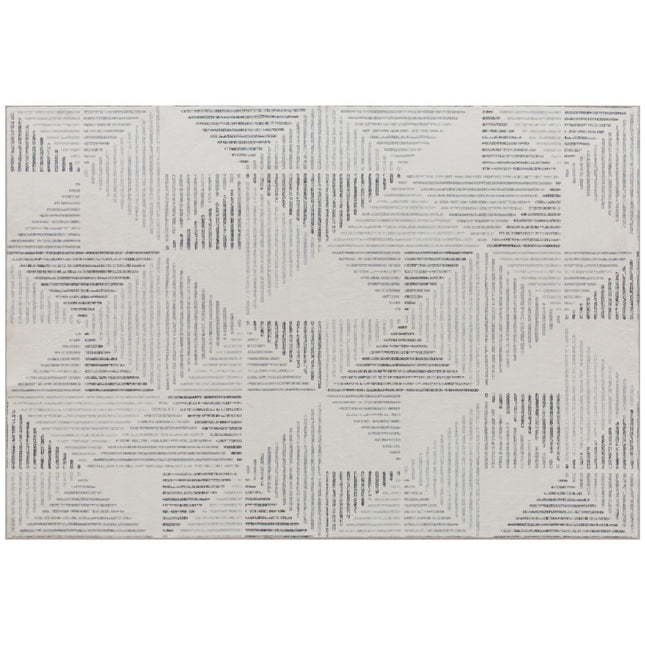 Modern Area Rug, Geometric Pattern Non-Slip Washable Rug, Soft Floor Carpet for