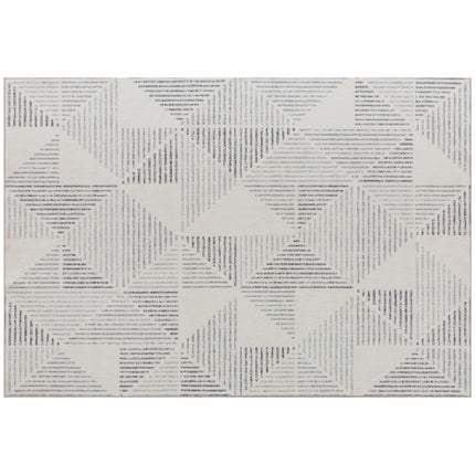 Modern Area Rug, Geometric Pattern Non-Slip Washable Rug, Soft Floor Carpet for