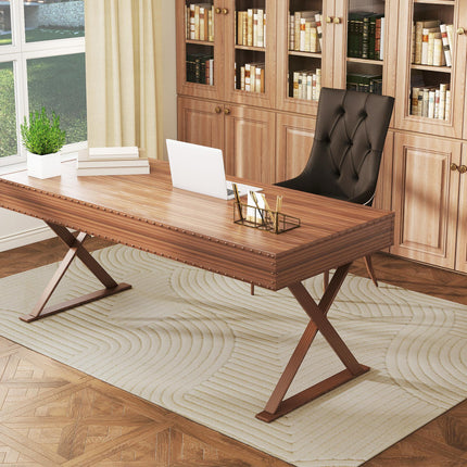 Modern Geometric Rug, Thick & Plush, Non-Slip, 230 x 160 cm – Cream, Living Room/Bedroom/Office