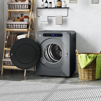 4kg Compact 40-60℃ Tumble Dryer - Grey