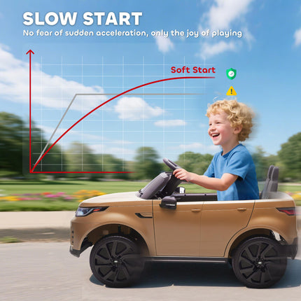 Land Rover Discovery Licensed 12V Kids Electric Car with Remote, 4 Wheel Suspens