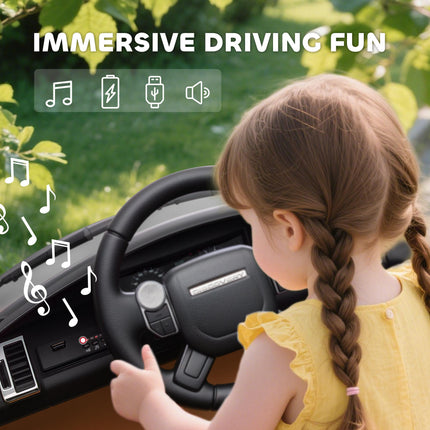 Land Rover Discovery Licensed 12V Kids Electric Car with Remote, 4 Wheel Suspens