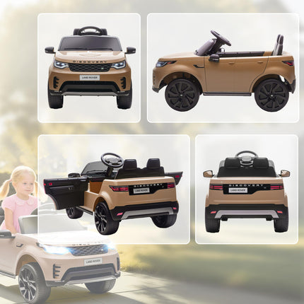 Land Rover Discovery Licensed 12V Kids Electric Car with Remote, 4 Wheel Suspens