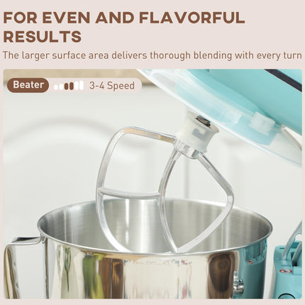 1300W Kitchen Stand Mixer, with Accessories - Blue