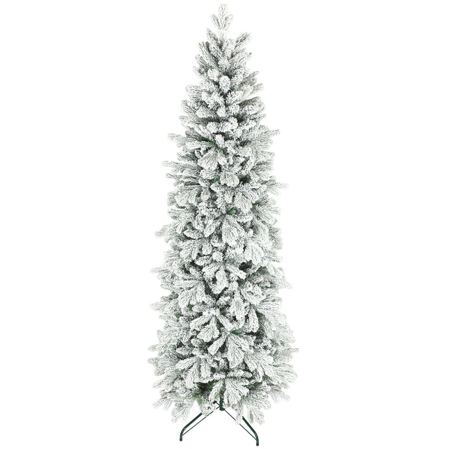 7ft Flocked Artificial Christmas Tree