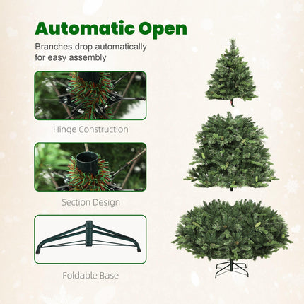 6ft Artificial Pine LED Christmas Tree, with Remote